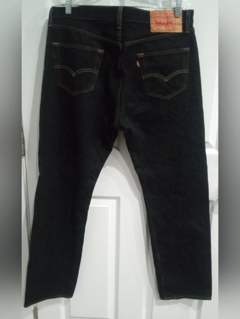 Levi's Men's Black Straight Jeans